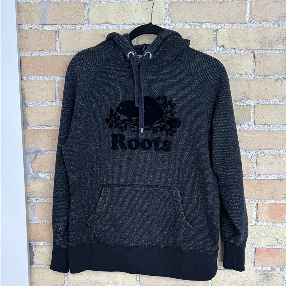 Roots Black Hoodie for Men